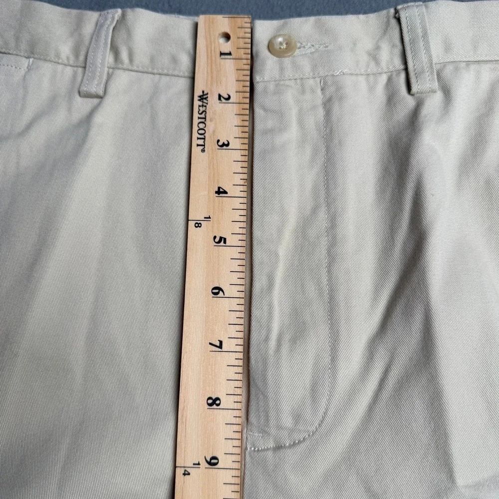 Polo Ralph Lauren Preston Pant Mens 40x30 Khaki Tan Cotton Chino Straight Leg
